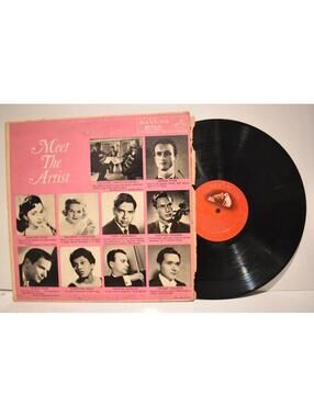 Vintage Vinyl Meet The Artist Various 1959 Mono LP RCA Victor Red Seal SP-33-21